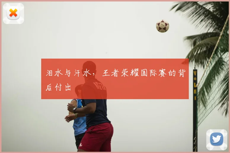 泪水与汗水，王者荣耀国际赛的背后付出
